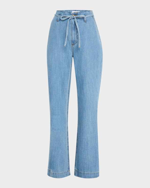 Zoey Waist-Tie Jeans